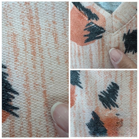 LuLaRoe Renee Top‎ Leopard Print V Neck Dolman Sleeve Size M - Picture 13 of 14